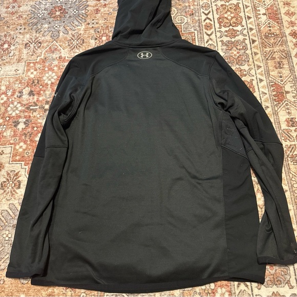 Under Armour Black ColdGear Reactor Hoodie - Picture 4 of 5